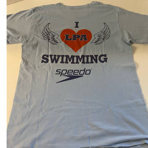 SPEEDO 8th annual Memorial Swim Meet 2018 Blue Size Small